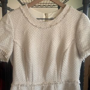 Eliza J pink tweed dress